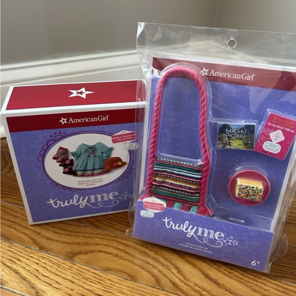 American Girl Truly Me Peru Travel Set With accessories